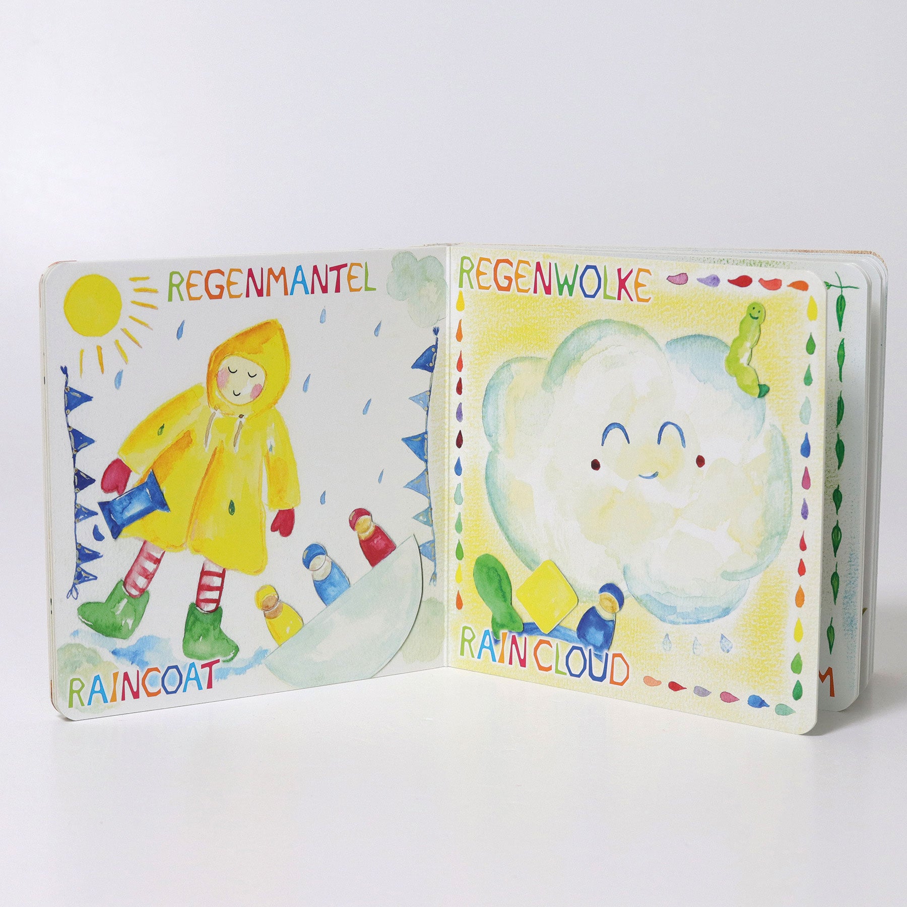 Open-ended Play GRIMM'S Spiel und Holz Design Das Wetter Pappebuch