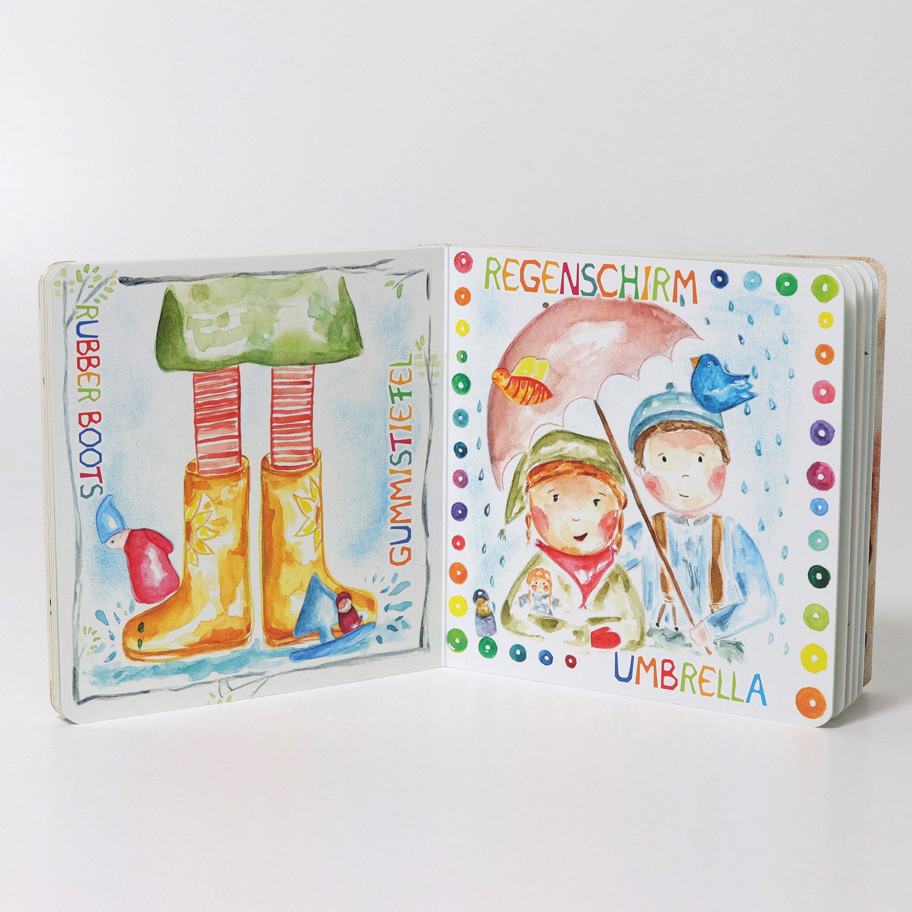 Open-ended Play GRIMM'S Spiel und Holz Design Das Wetter Pappebuch