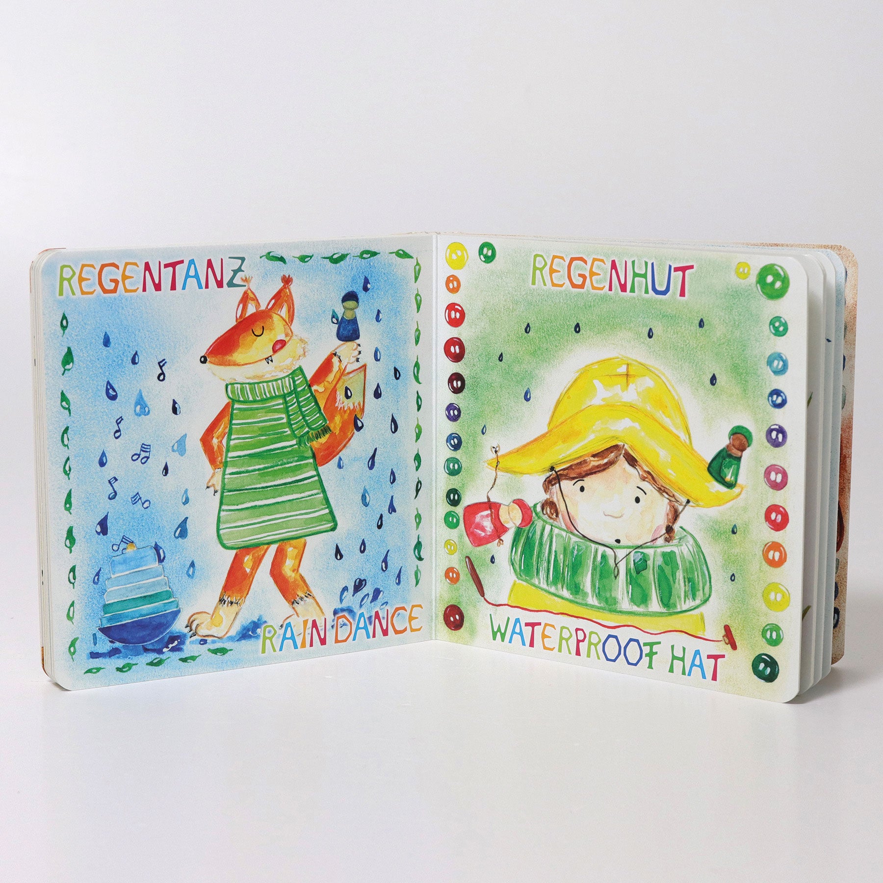 Open-ended Play GRIMM'S Spiel und Holz Design Das Wetter Pappebuch