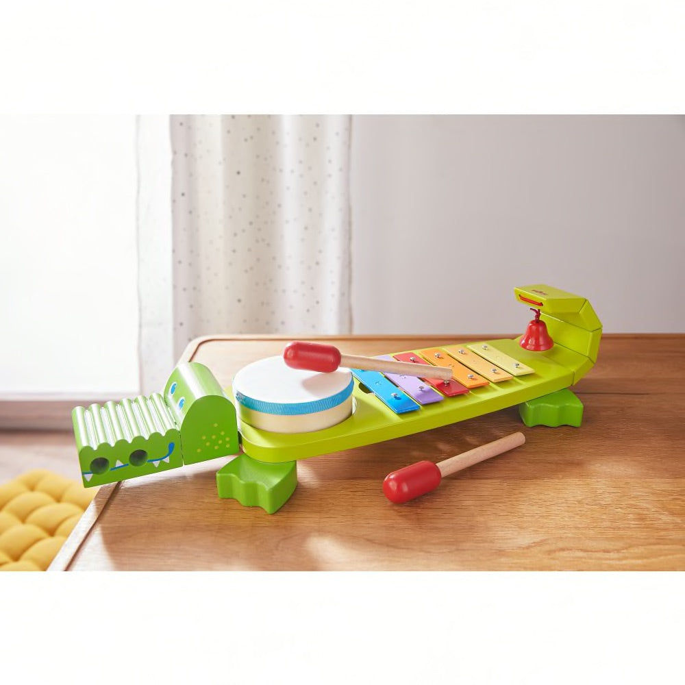 Klangspielzeug HABA Klang-Kroko