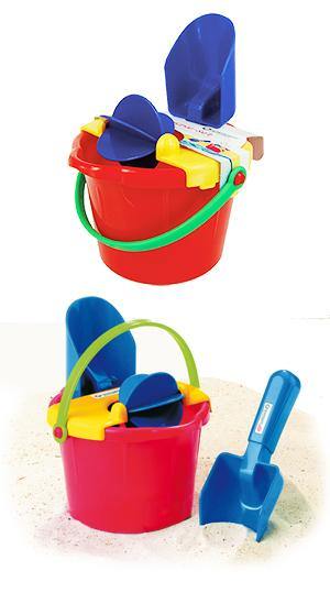 Sandspielzeug spielstabil Eimer-Mühle-Set classic 3-teilig