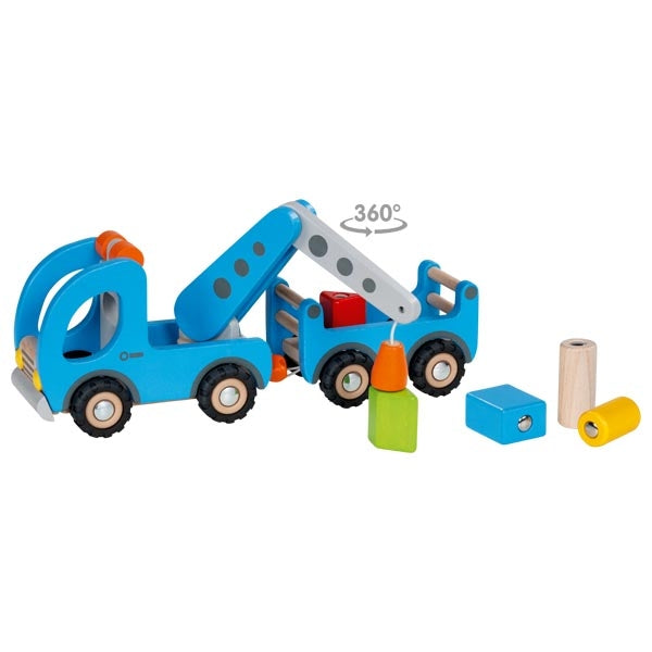 Kranwagen mit Anhänger