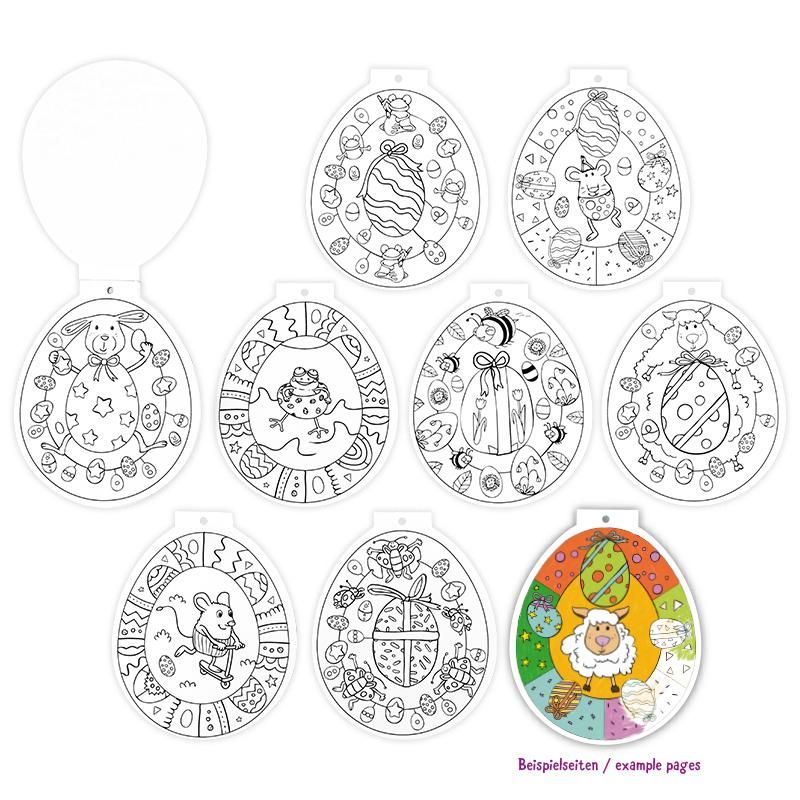 Beschäftigung Trendhaus Tommy & Frida Malblock "Lustige Eiersuche", 30 Blatt