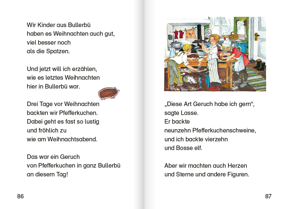 Kinder- und Jugendliteratur Oetinger Verlagsgruppe Weihnachten mit Pippi, Madita und Pelle