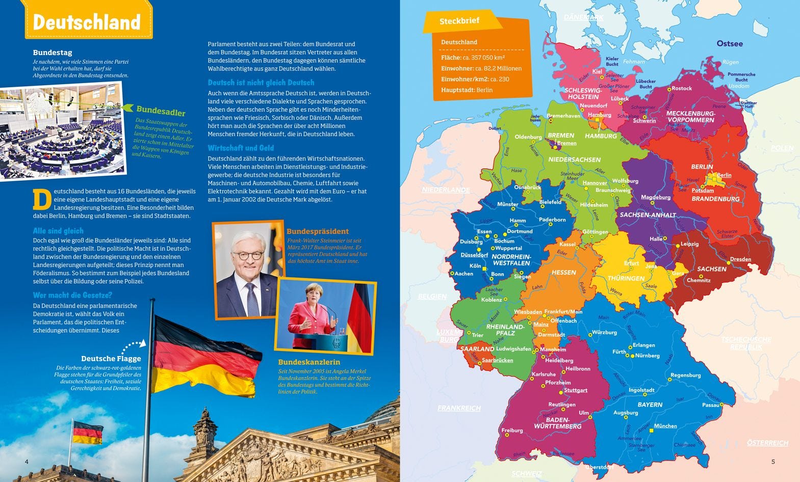 Buch Tessloff WIW Stickeratlas Bundesländer Deutschland
