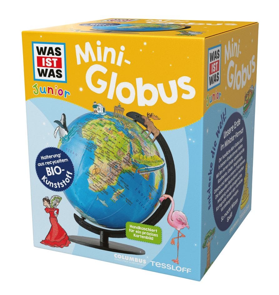 Globen Tessloff WAS IST WAS Junior Mini-Globus