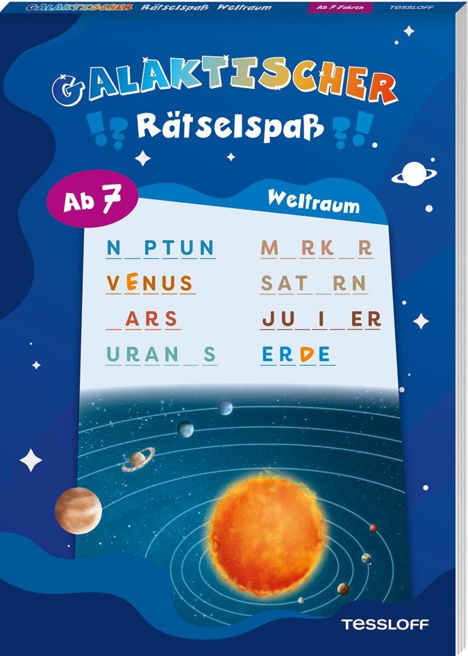 Rätselbuch Tessloff Galaktischer Rätselspaß. Weltraum