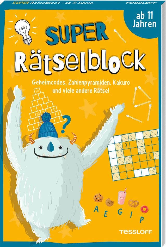 Super Rätselblock ab 11 Jahren