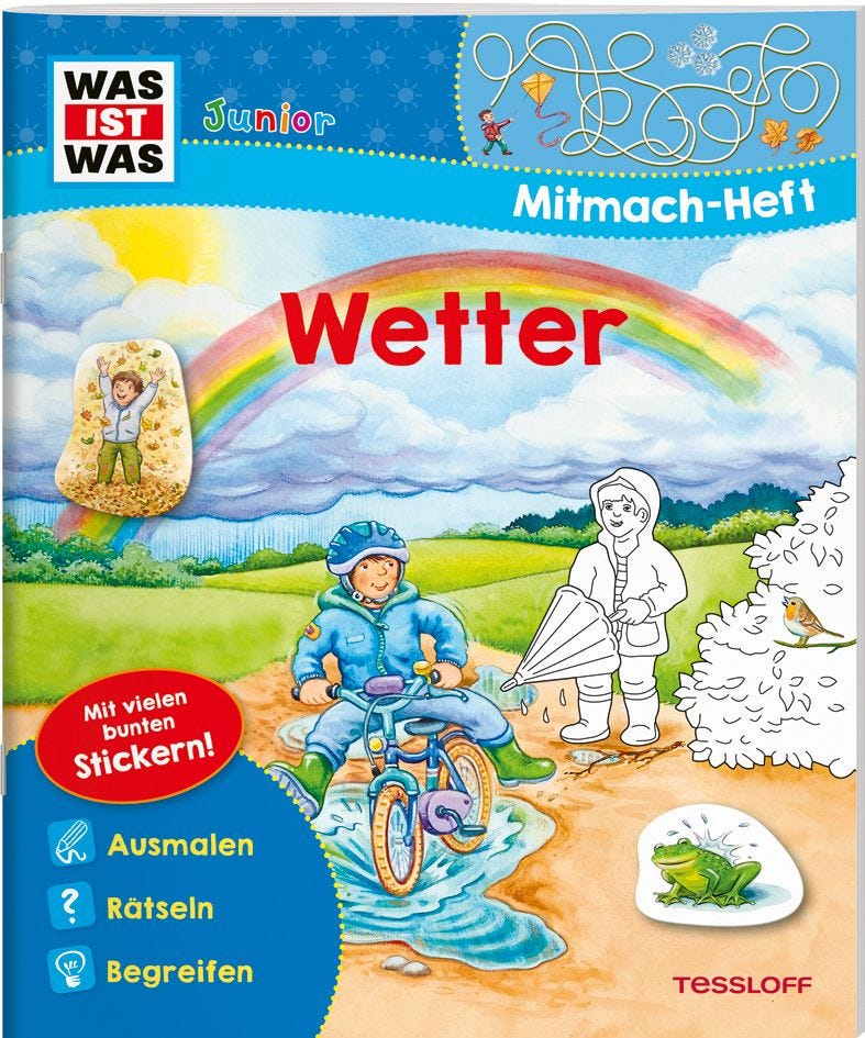 Malen Tessloff WAS IST WAS Junior Mitmach-Heft Wetter