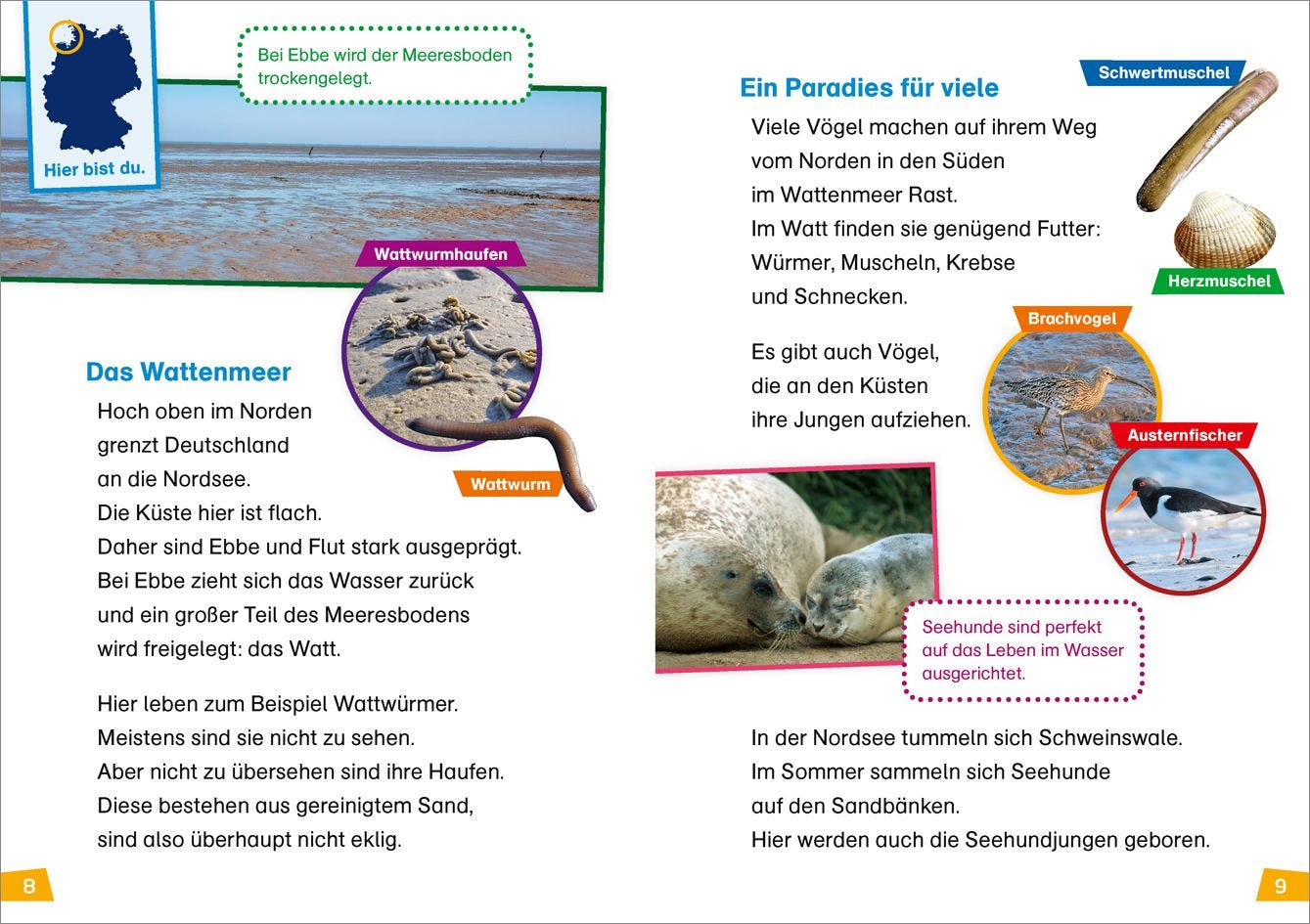 Sachbuch Tessloff WAS IST WAS Erstes Lesen Band 21. Deutschland