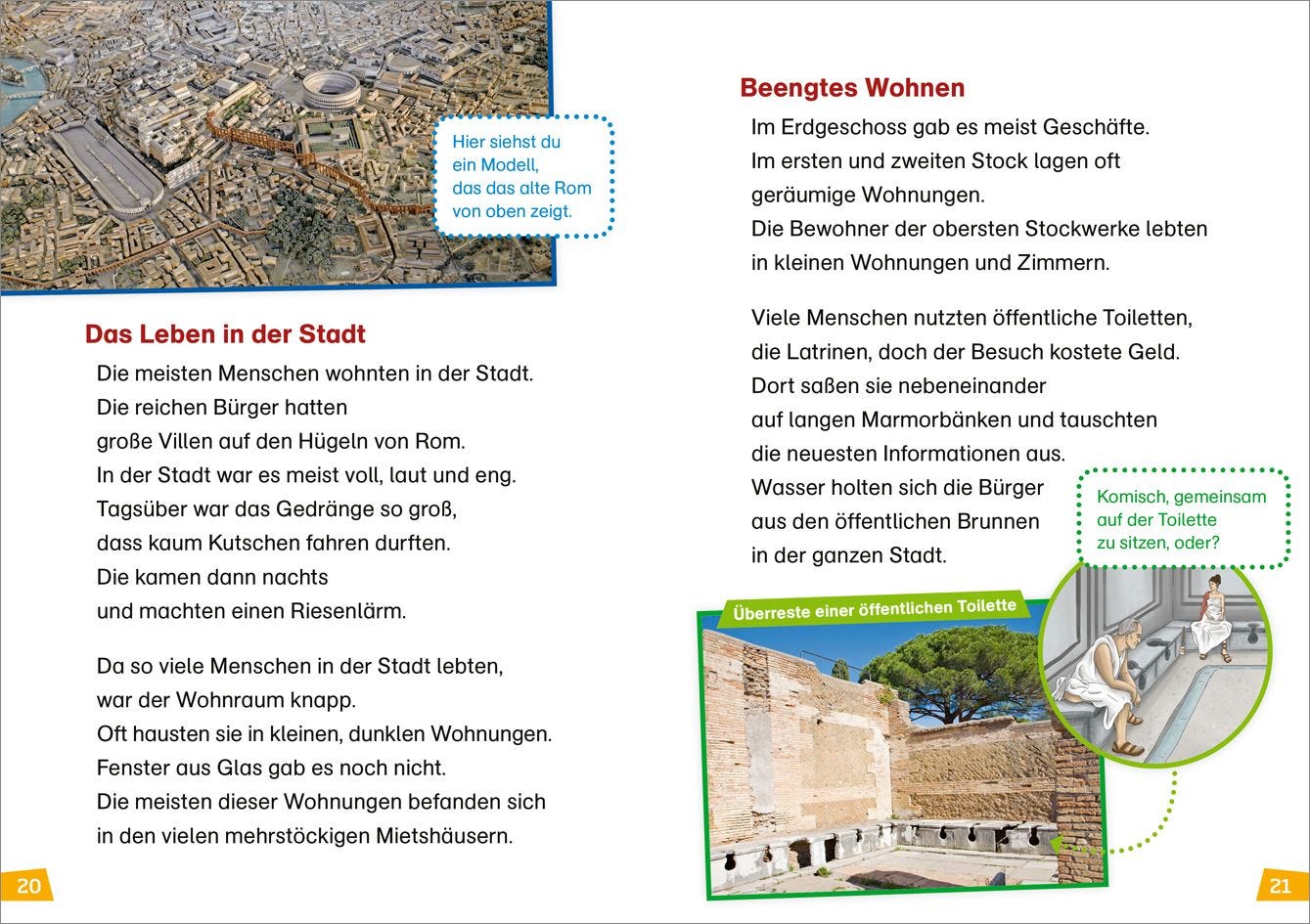 WAS IST WAS Erstes Lesen Band 23. Das alte Rom