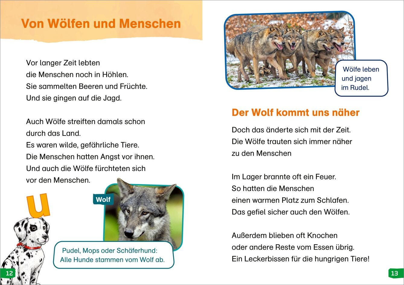 Sachbuch Tessloff WAS IST WAS Erstes Lesen easy! Band 9. Hunde - meine Lieblingstiere