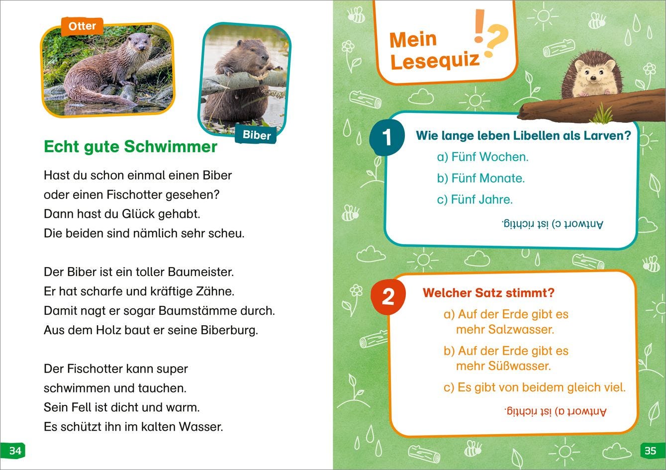 Sachbuch Tessloff WAS IST WAS Erstes Lesen easy! Band 11. Raus in die Natur