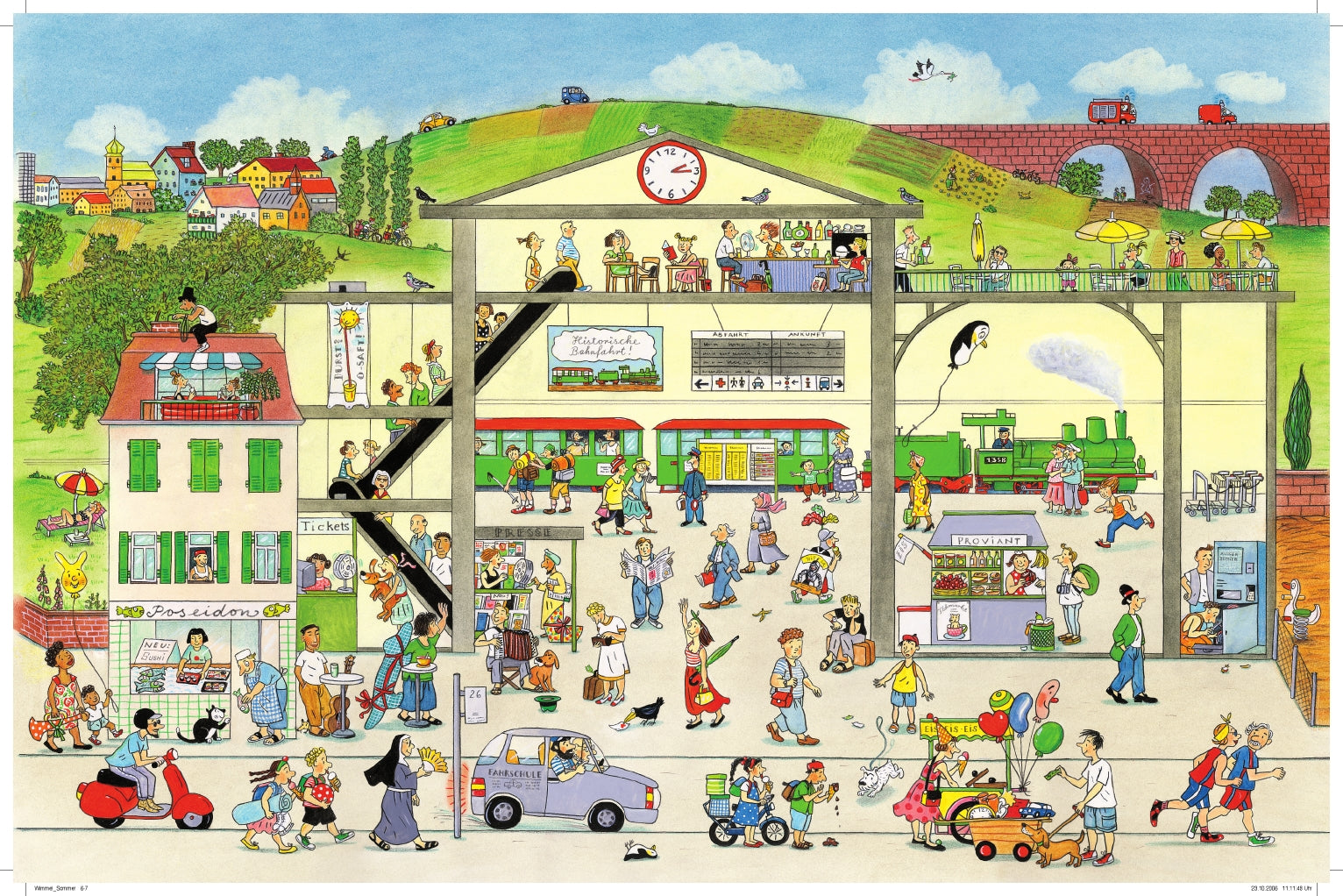 Bilderbuch Gerstenberg Verlag Sommer-Wimmelbuch - Midi