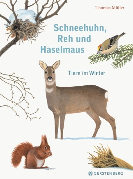 Sachbuch Gerstenberg Verlag Schneehuhn- Reh und Haselmaus