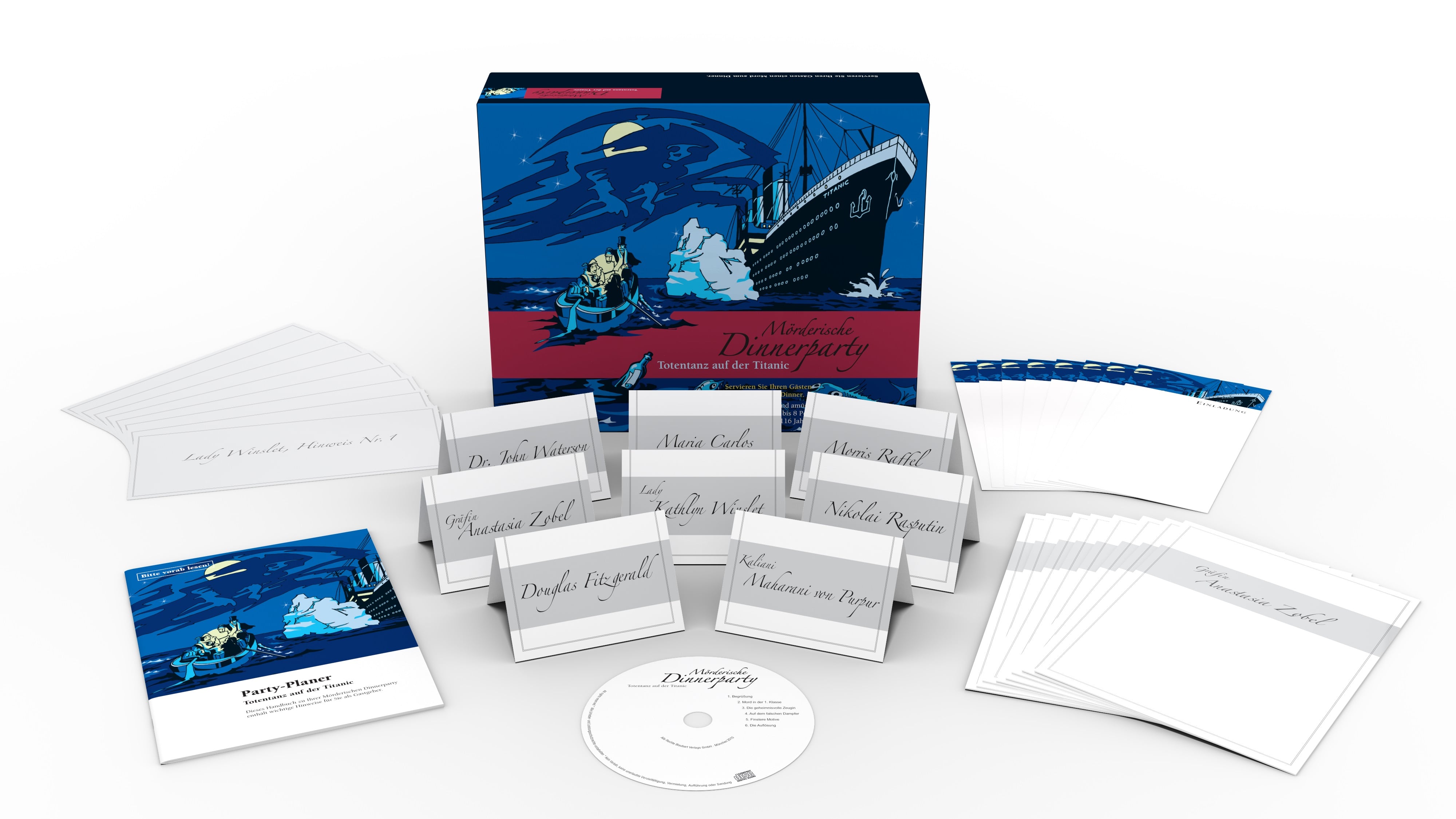 Spiel Pegasus Spiele Mörderische Dinnerparty: Totentanz auf der Titanic