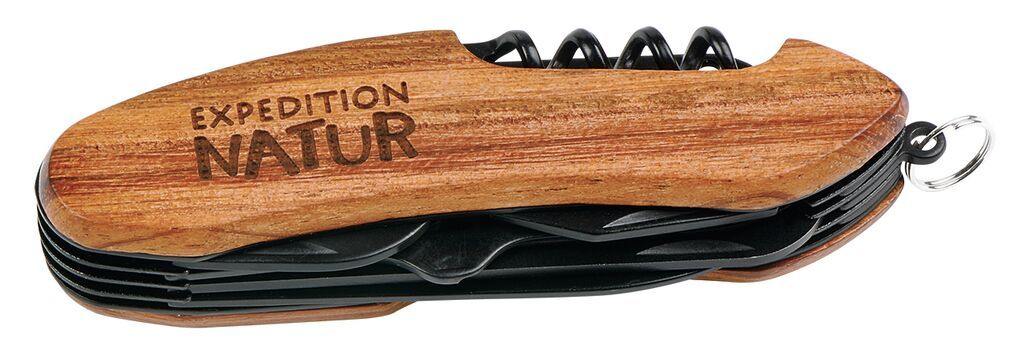 Abenteuer Moses Verlag Expedition Natur Outdoor-Taschenmesser mit Holzgriff