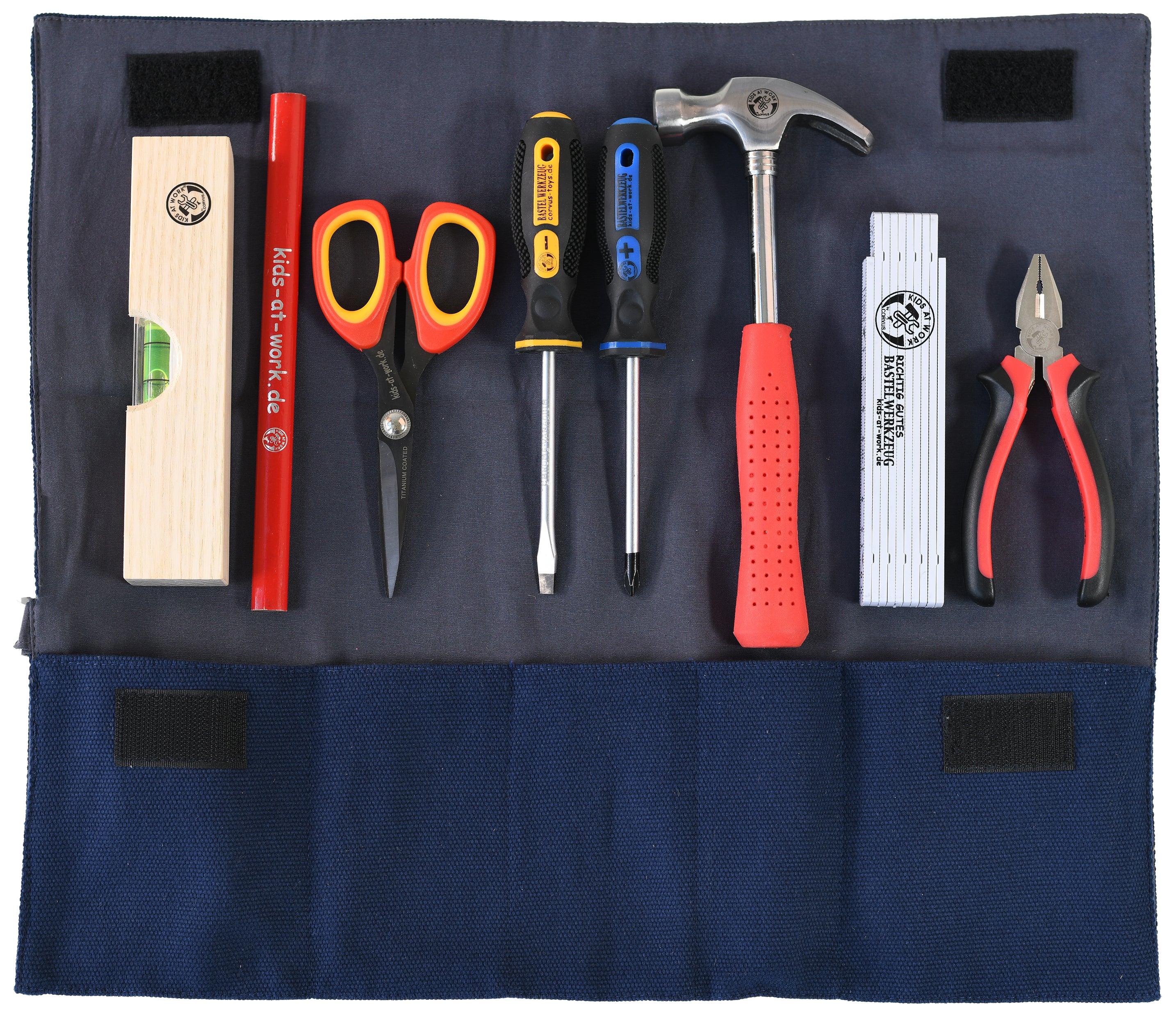 Naturforscher Corvus Werkzeugrolle Gross, Set 01