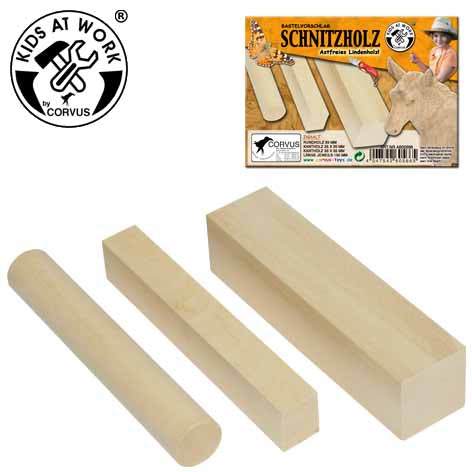 Abenteuer Corvus Schnitzholz 3 Stück