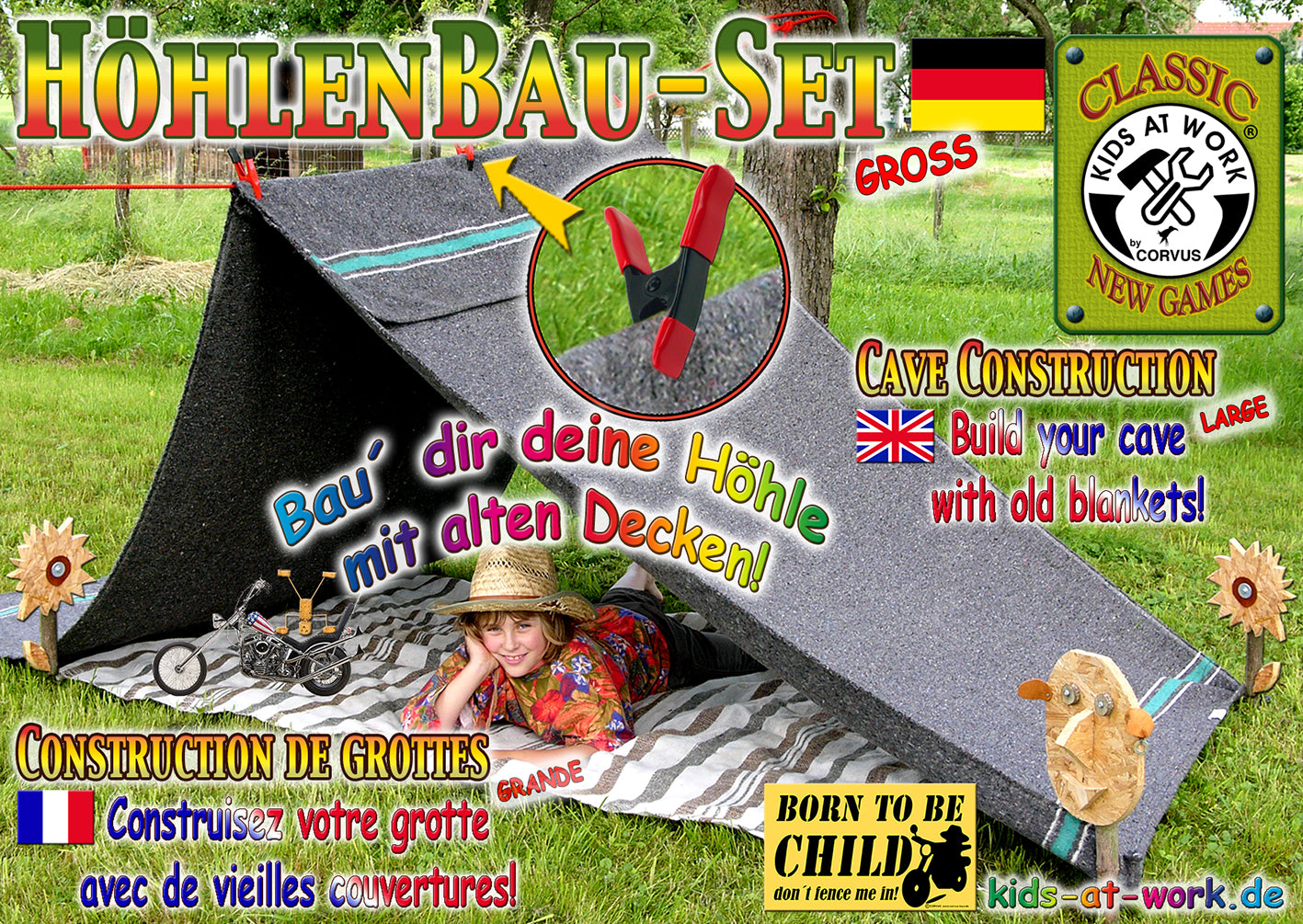 Abenteuer Corvus Höhlenbau-Set Gross