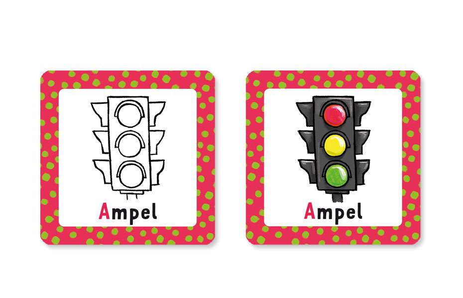 Gesellschaftsspiel klein & groß Verlag ABC-Memo-Spiel