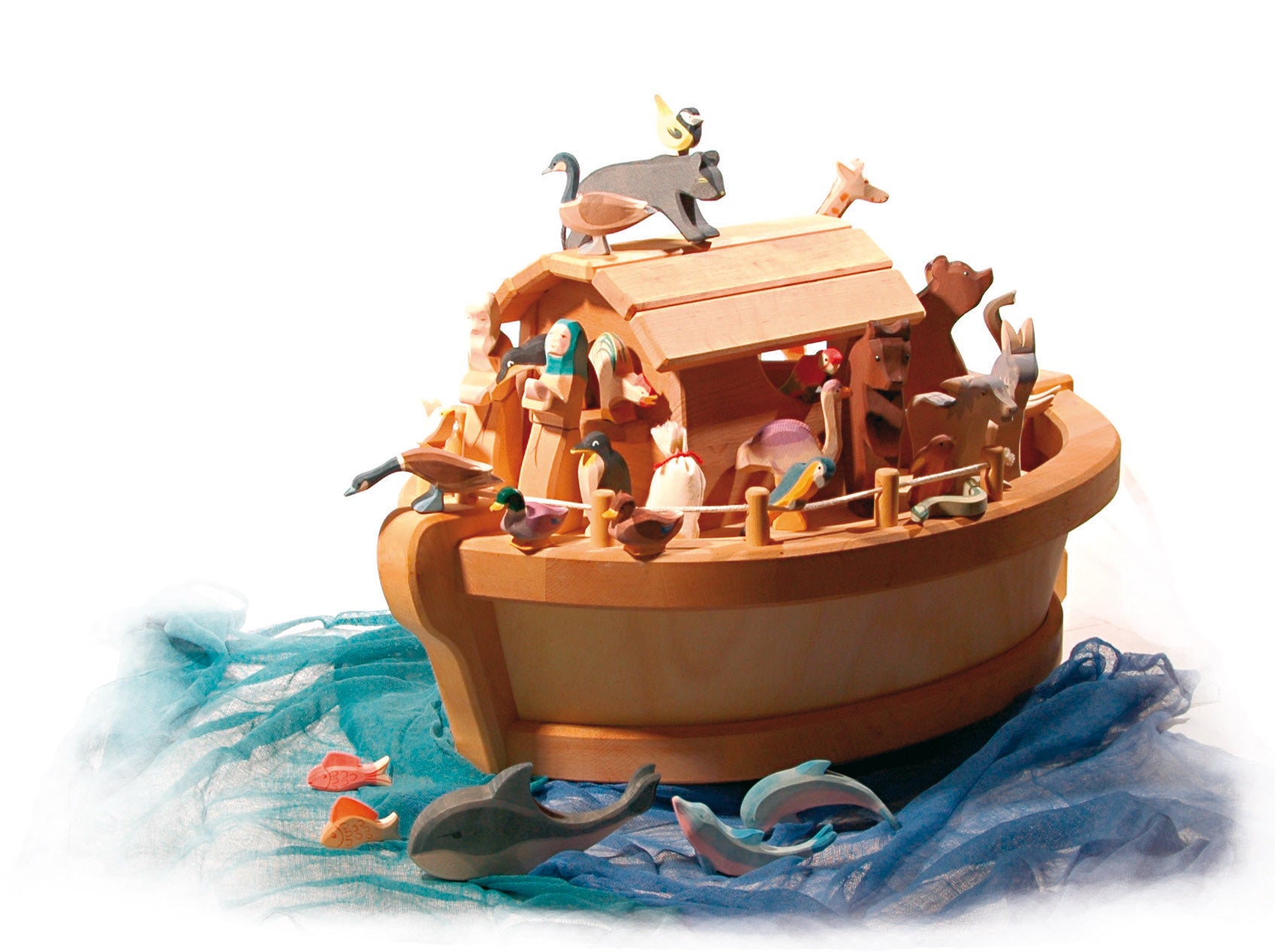 Holztiere & Figuren Ostheimer Holzspielzeug Arche Noah