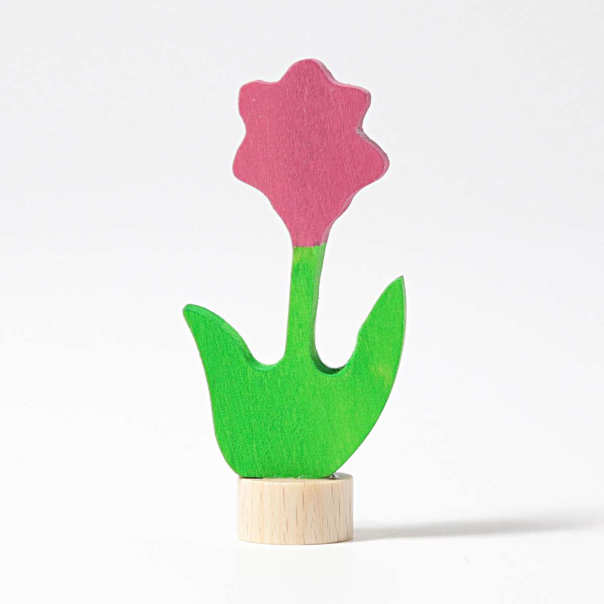 Geburtstagskranz GRIMM'S Spiel und Holz Design Steckfigur rosa Blume