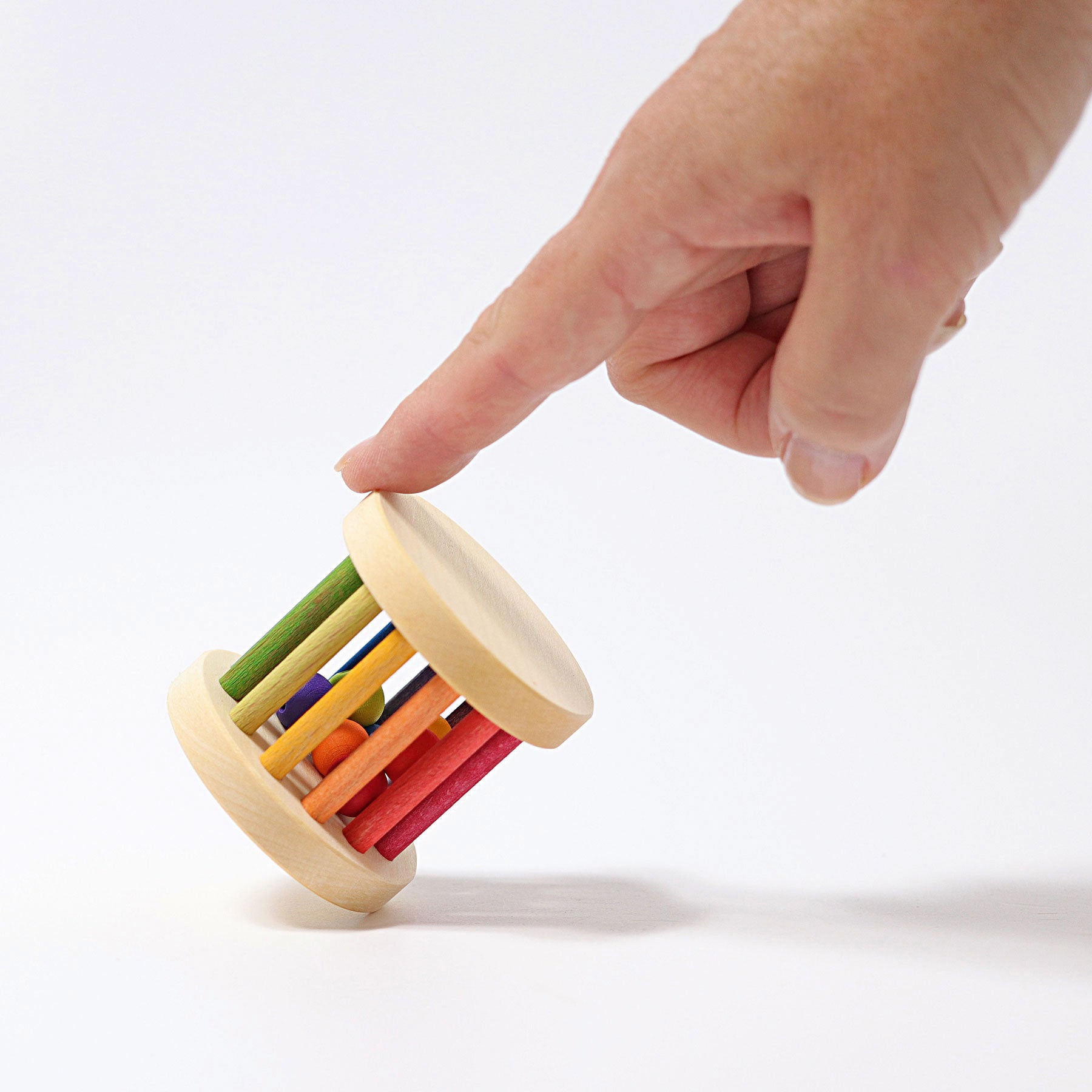 Rassel GRIMM'S Spiel und Holz Design Mini Babyroller