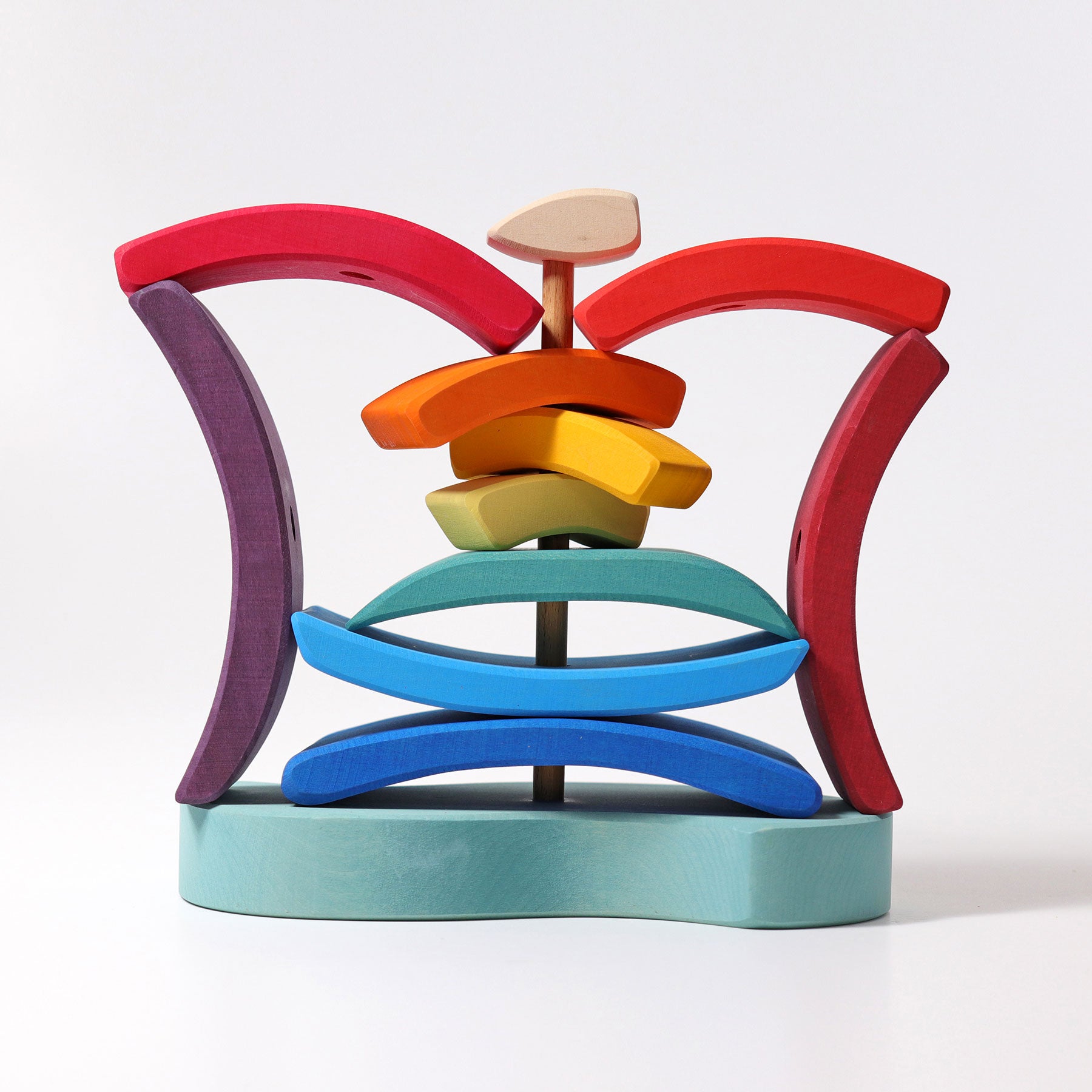 Open-ended Play GRIMM'S Spiel und Holz Design Schiff Steckturm