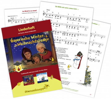 Liederheft Bayrische Winter- & Weihnachtslieder - WELTENTDECKER