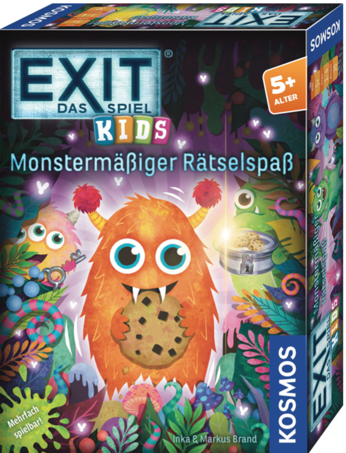 Rätselspiel KOSMOS EXIT® - Das Spiel - Kids: Monstermäßiger Rätselspaß