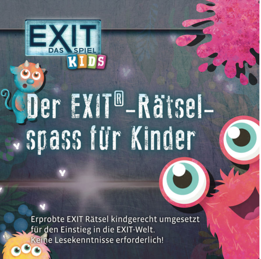 Rätselspiel KOSMOS EXIT® - Das Spiel - Kids: Monstermäßiger Rätselspaß