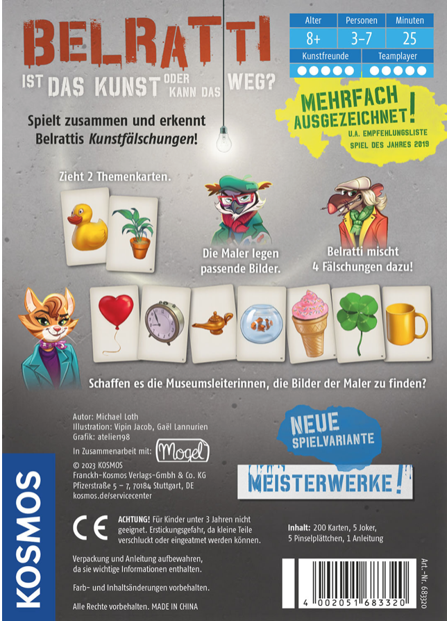 Gesellschaftsspiel KOSMOS Belratti