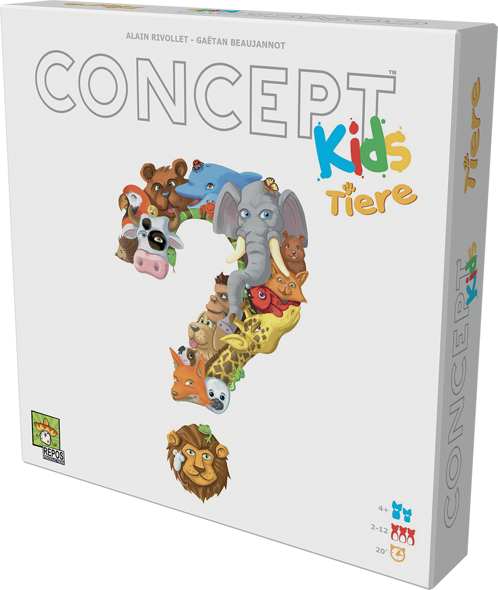 Gesellschaftsspiel Asmodee Concept Kids: Tiere