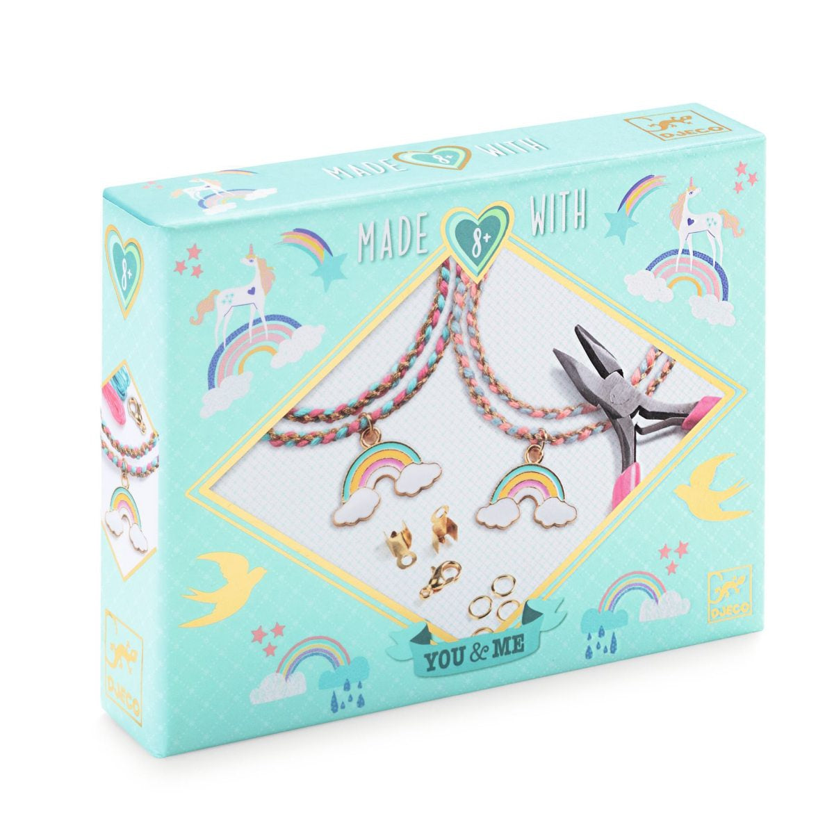 Basteln DJECO Schmuck basteln: Regenbogen