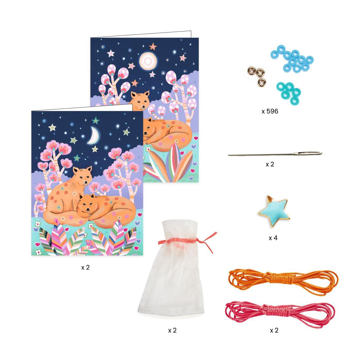 Basteln DJECO Schmuck basteln: Sterne
