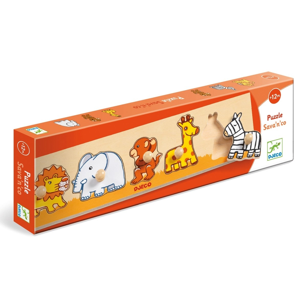 Puzzle DJECO Steckpuzzle Savanna