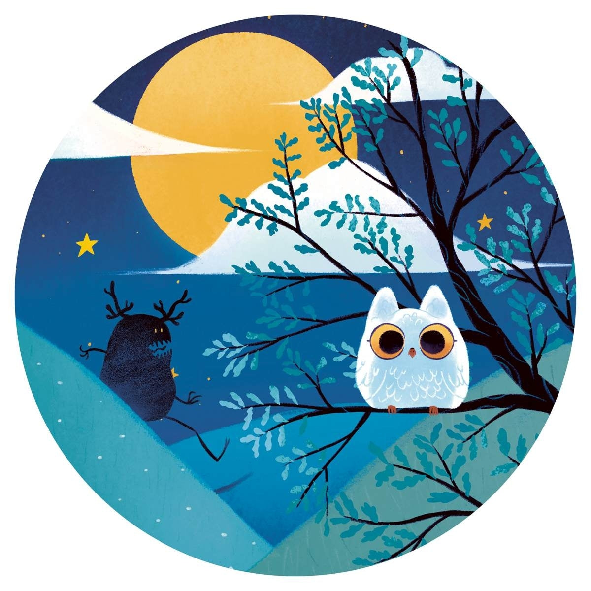 Puzzle DJECO Formen Puzzle: Ritter des Vollmonds