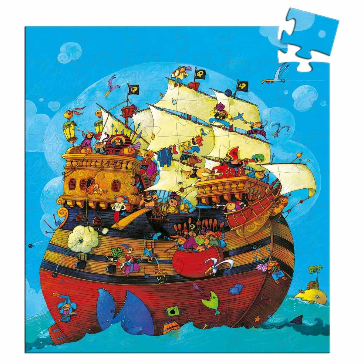Puzzle DJECO Puzzle Barbarossas Boot - 54 Teile 5+