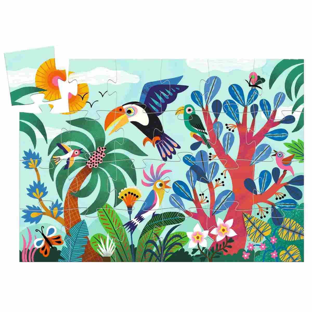 Puzzle DJECO Puzzle: Tukan - 24 Teile