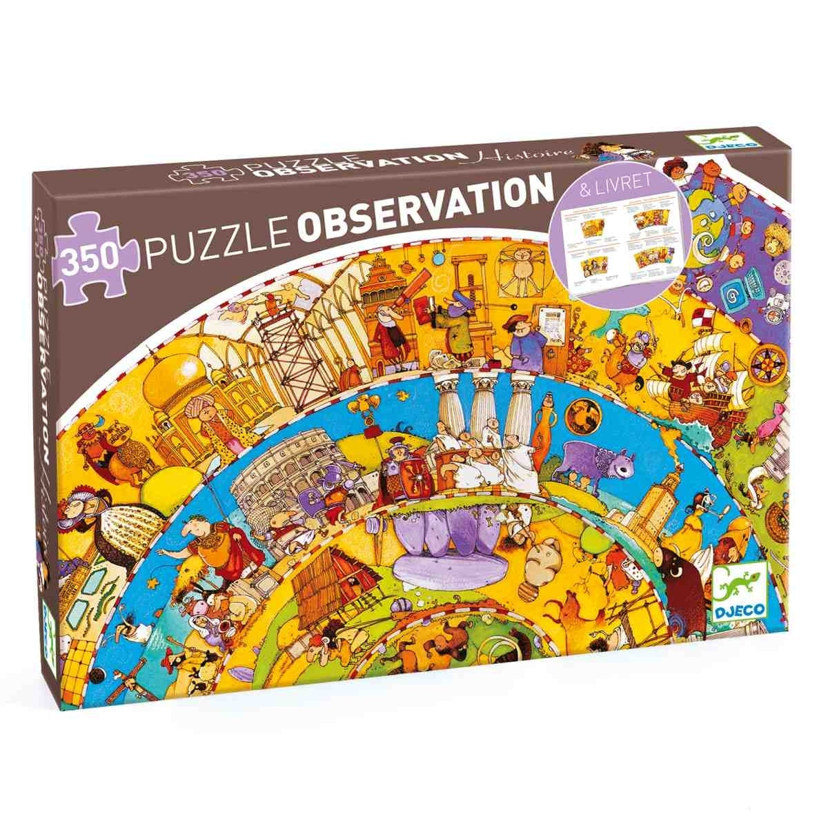 Puzzle DJECO Puzzle: Geschichte - 350 Teile