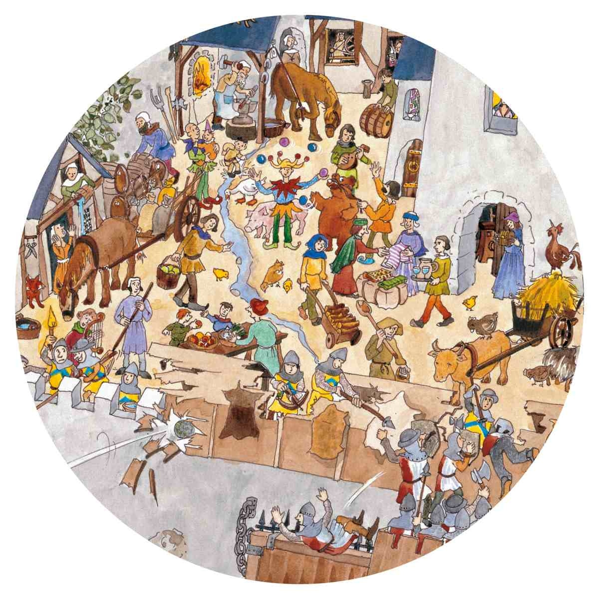 Puzzle DJECO Puzzle Die Burg - 100 Teile