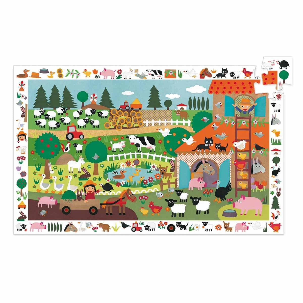Puzzle DJECO Puzzle Bauernhof - 35 Teile