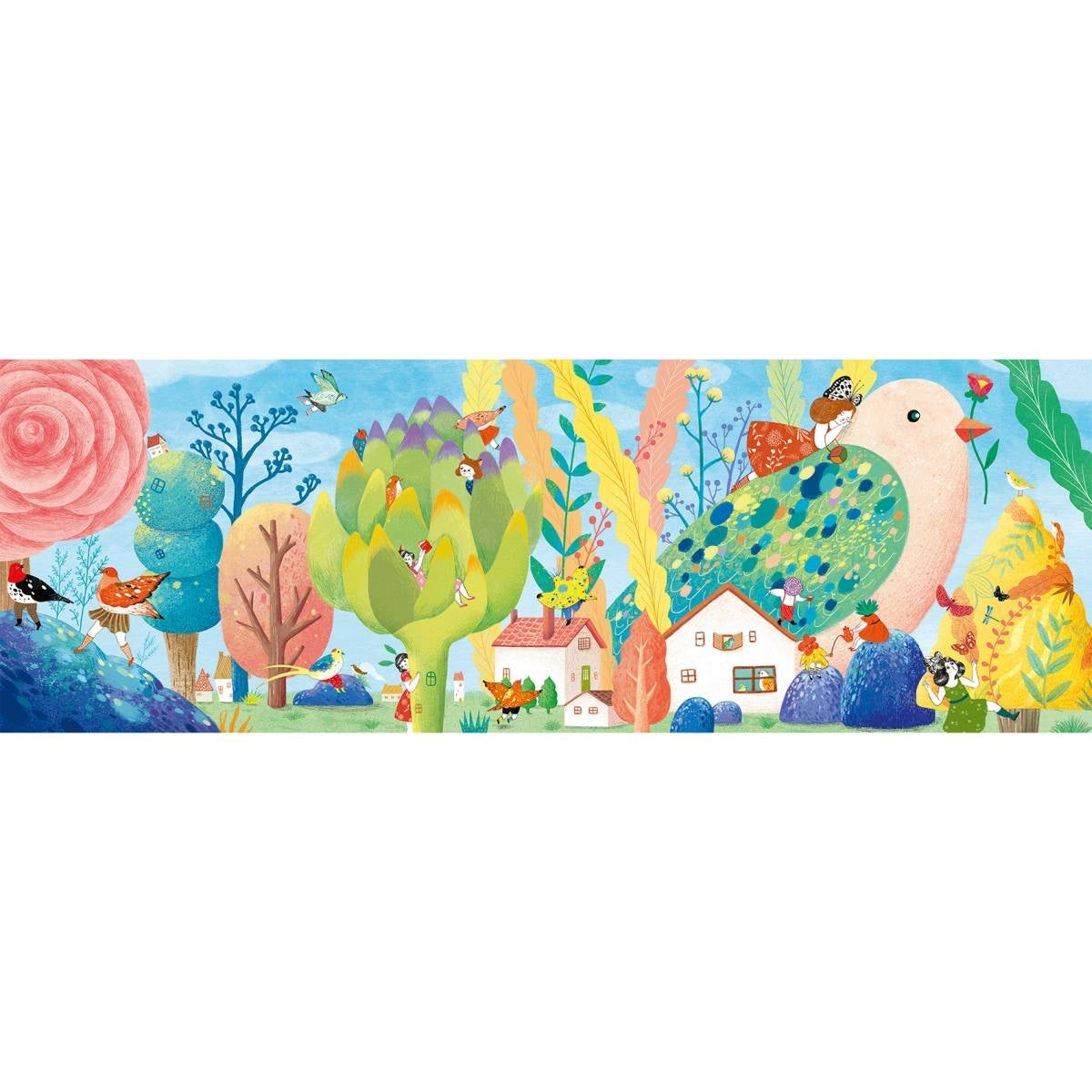 Puzzle DJECO Puzzle Gallery: Miss Birdy - 350 Teile