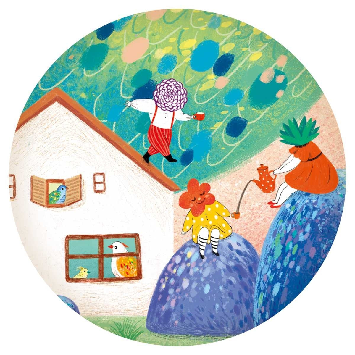 Puzzle DJECO Puzzle Gallery: Miss Birdy - 350 Teile