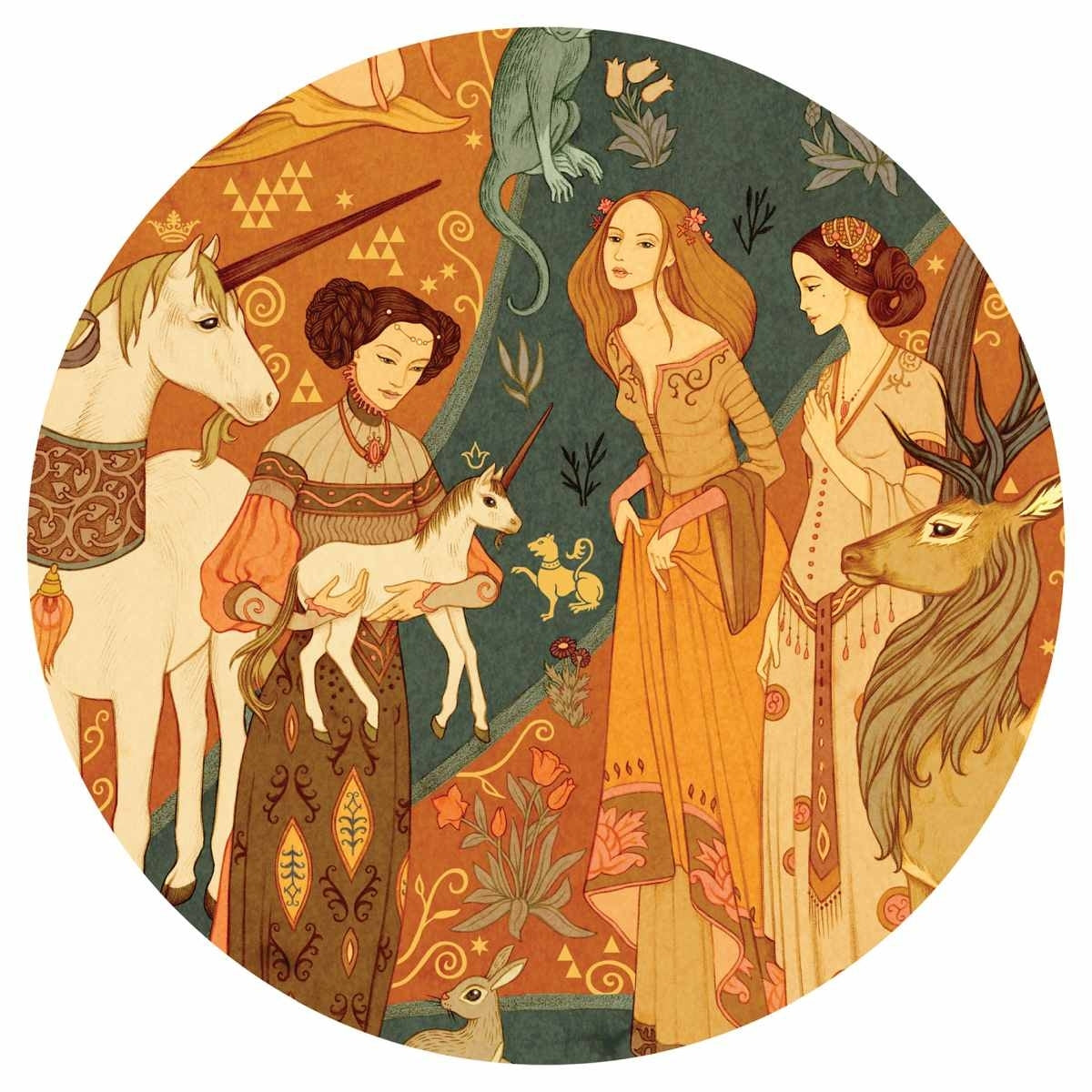 Puzzle DJECO Puzzle Gallery: Unicorn Garden - 500 Stk.