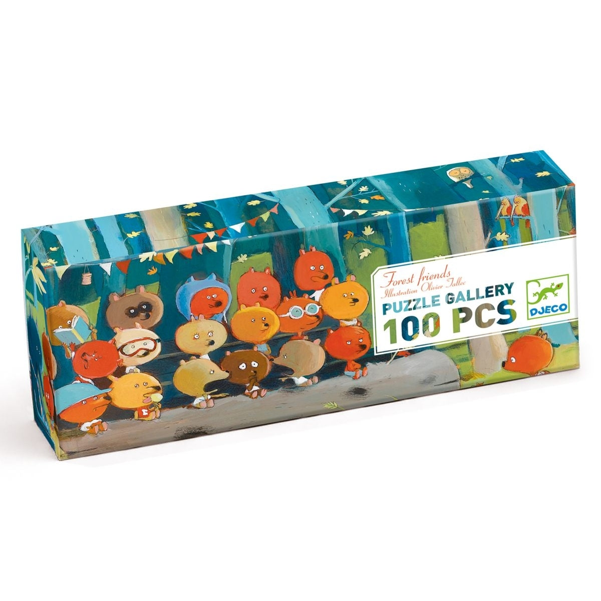 Puzzle DJECO Puzzle Gallery Forest Friends - 100 Teile
