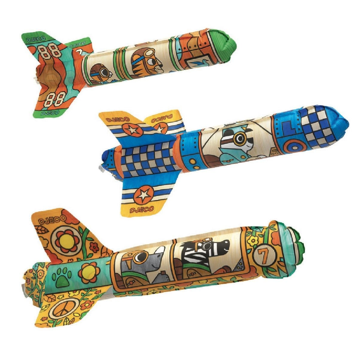 Basteln DJECO Do it yourself: Flugzeuge Am Himmel