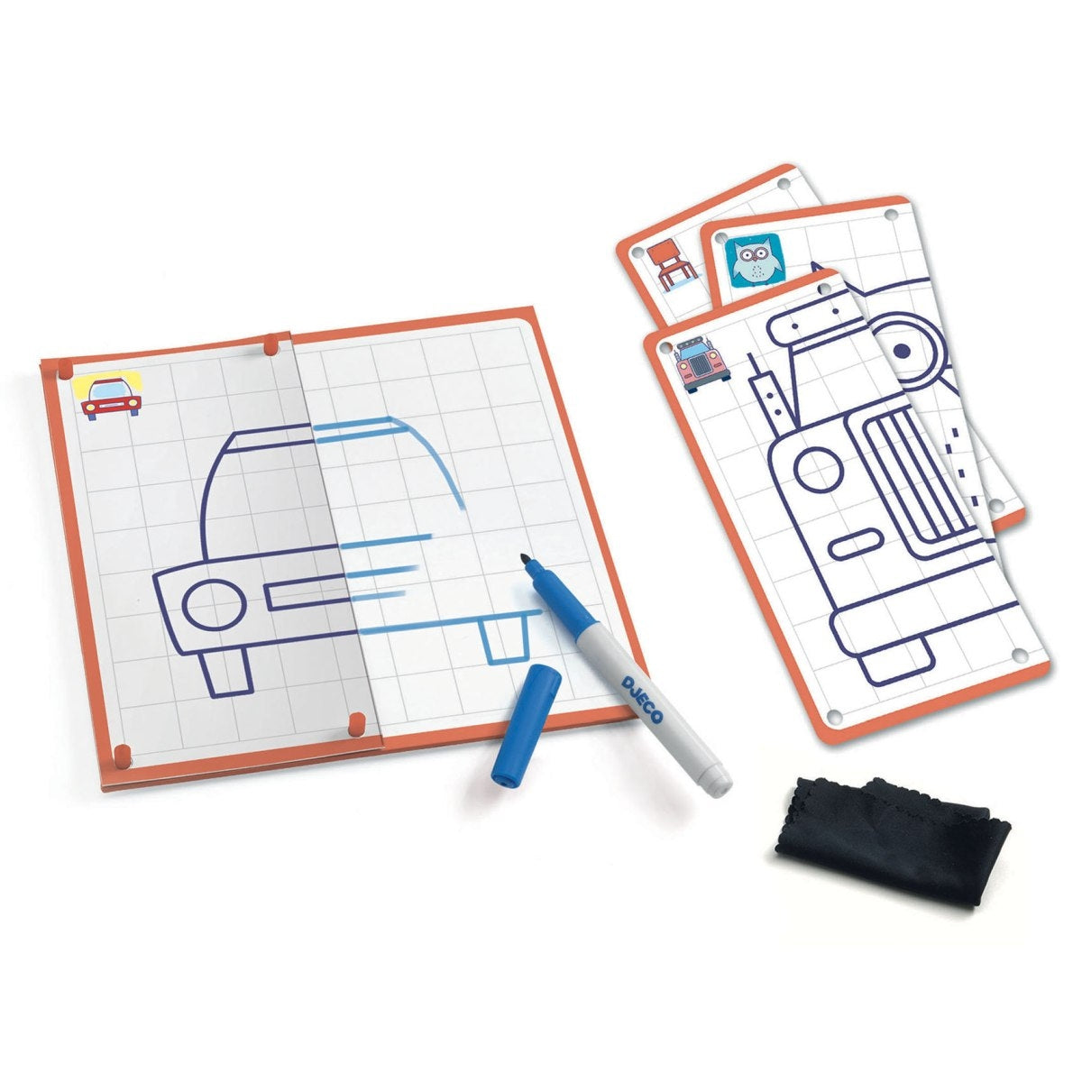 Puzzle DJECO Lernspiel: "step by step" Symetrie