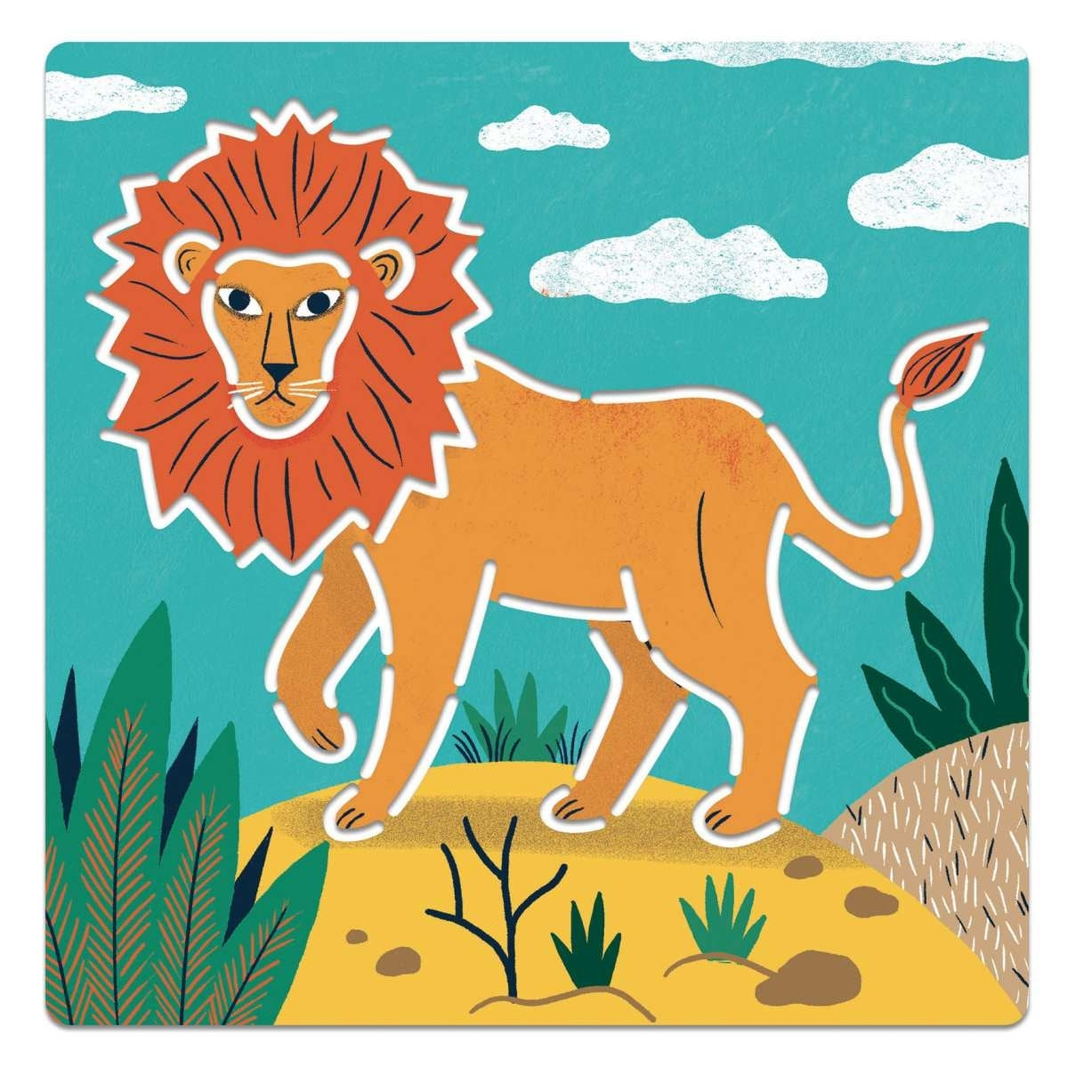Schablonen: Wilde Tiere